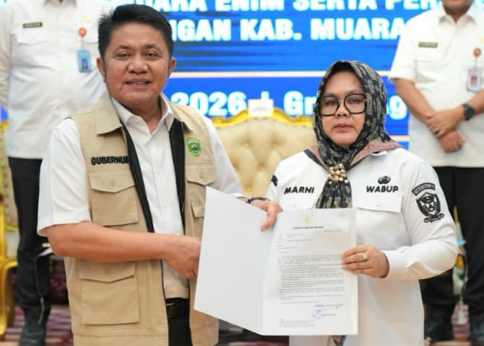 Gubernur Sumsel Tunjuk  Sumarni Sebagai Plt Bupati Muara Enim