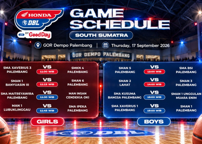 SERU Semifinal DBL South Sumatera 2026: SMA KUMBANG Hadang TEMBESU, NEXAT Siap Putus Dominasi BANGAU