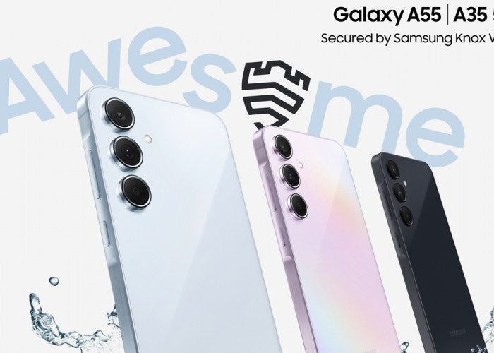 Samsung Galaxy A55 5G dan Galaxy 35 5G Rilis di Indonesia, Intip Spesifikasi dan Harganya!