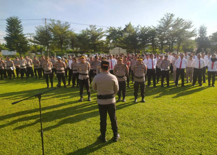 Jelang HUT Bhayangkara, Kapolres Ogan Ilir Tekankan Peran Polri Sebagai Penyaring Informasi