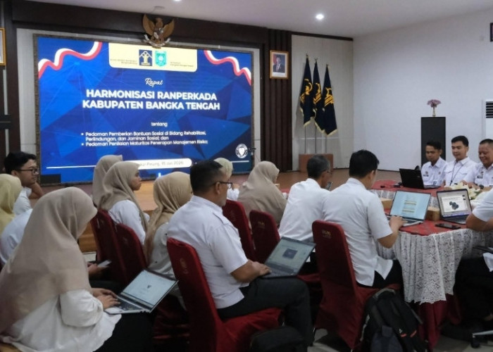 Kanwil Kemenkum Babel Harmonisasikan Dua Ranperkada Bangka Tengah, Satu Regulasi Diminta Disempurnakan