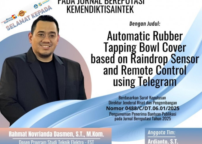 Tim Riset UBD Kembangkan Teknologi Penutup Mangkok Karet Otomatis, Selamat Lolos Bantuan Publikasi Nasional