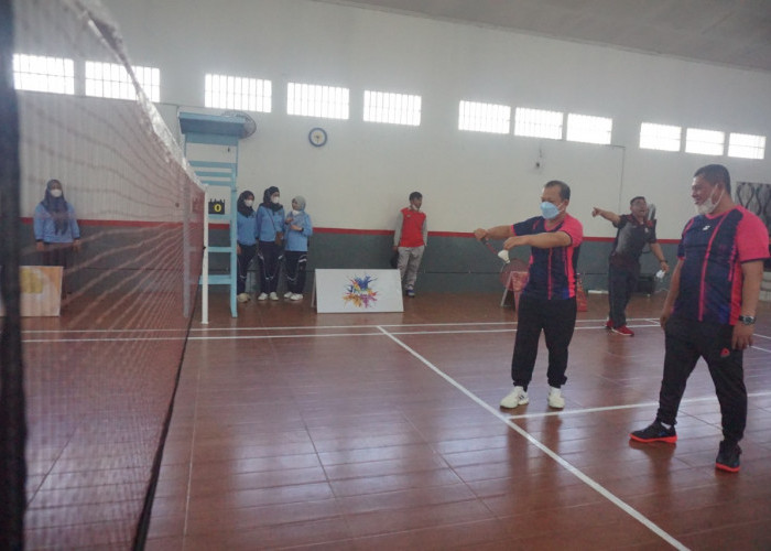 Pererat Silaturahmi, Kemenkumham Sumsel Gelar Turnamen Badminton Antar Pegawai