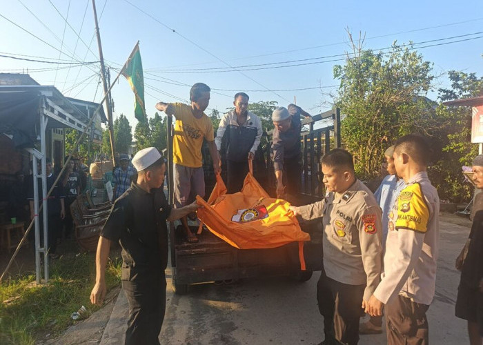Mayat Lansia Ditemukan Mengapung di Sungai Arisan Jaya Ogan Ilir, Diduga Tenggelam Saat Mencari Rumput