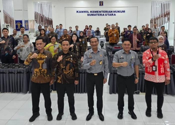 Perencanaan Pengadaan 2026 Dibahas, Kanwil Kemenkum Babel Hadiri Evaluasi di Medan