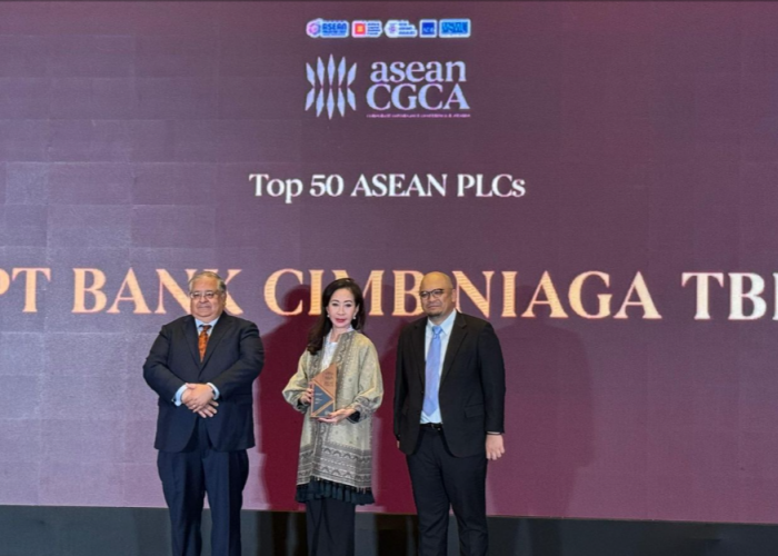 CIMB Niaga Kembali Sabet Penghargaan Top 50 Perusahaan Terbuka ASEAN Terbaik Tahun 2025