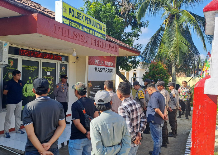 Memasuki Musim Kemarau, Polsek Pemulutan Ogan Ilir Atensi Wilayah Rawan Karhutla dan Ketahanan Pangan
