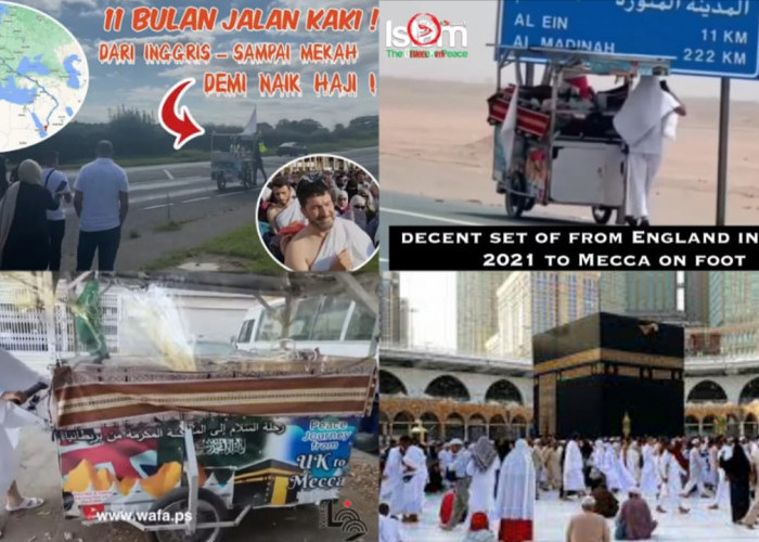 Subhanallah! Pria Asal Inggris Naik Haji Pakai Gerobak, 11 Bulan Perjalanan, Ini yang Terjadi Setiba di Mekkah