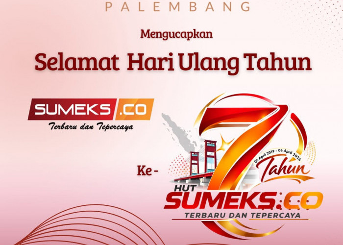 ARYADUTA PALEMBANG Mengucapkan Selamat Hari Ulang Tahun ke-7 SUMEKS.CO Tahun 2026