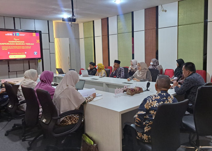 Kemenkum Babel Gelar Rapat Harmonisasi Ranperkada Kabupaten Bangka Tengah untuk Perkuat Kebijakan Daerah