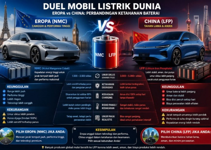 Duel Mobil Listrik Eropa vs China: Antara Kemewahan Teknologi dan Ketahanan Baterai yang Tahan Lama