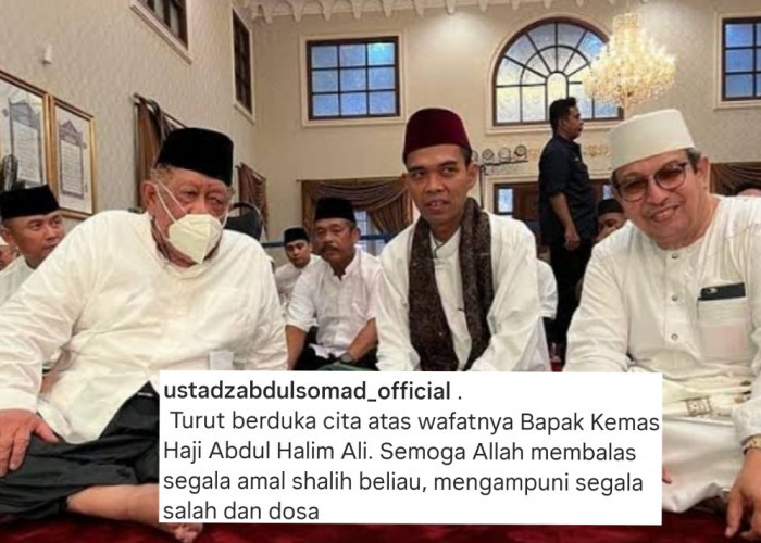 Ustadz Abdul Somad Sampaikan Duka Cita atas Wafatnya Tokoh Sumsel H  Halim