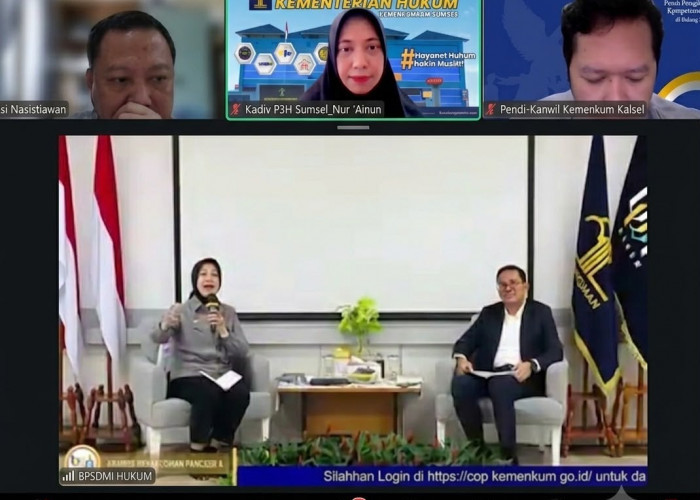 Internalisasi Nilai Pancasila, Kemenkum Sumsel Perkuat Kompetensi dan Integritas ASN