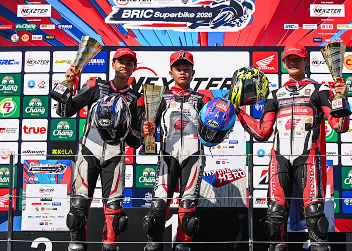 Tampil Gemilang di Thailand, Pebalap Binaan Astra Honda Raih Double Podium