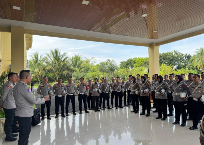 Apresiasi Pelaksanaan OPS ketupat Musi 2026, Kapolres OKI Perkuat Soliditas Satlantas