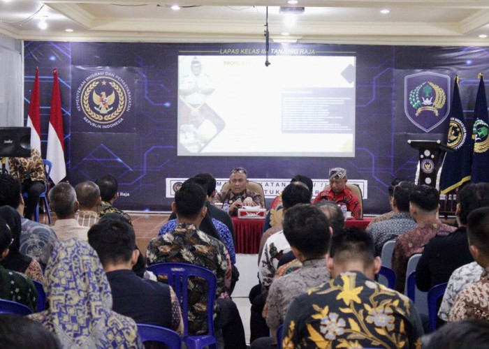 Kunjungan Perdana ke Lapas Tanjung Raja, Kakanwil Ditjenpas Sumsel Berikan Penguatan Tugas dan Fungsi