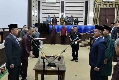  Fajar Yahya Dilantik PAW 2019-2024 Anggota DPRD OKI