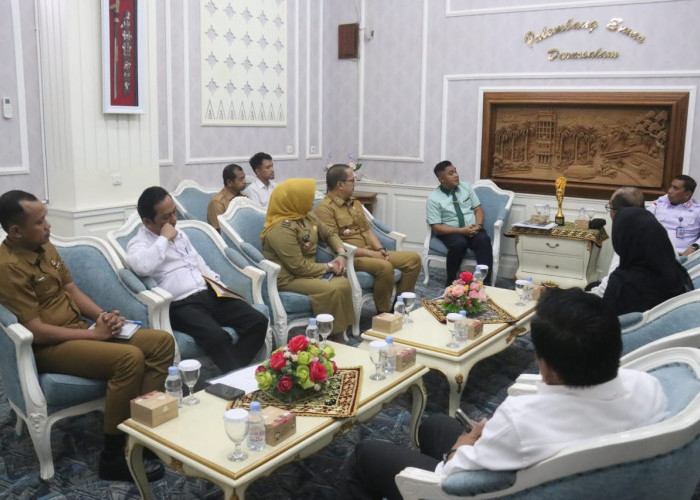 Sambangi Sekda Aprizal Hasyim, BNN Sumsel Bahas Pembentukan Satgas BNK Kota Palembang