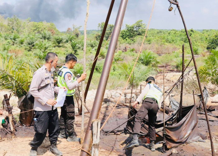 Tancap Gas! Satgas Gakkum Illegal Drilling dan Illegal Refinery Tutup 93 Sumur di Wilayah Musi Banyuasin 