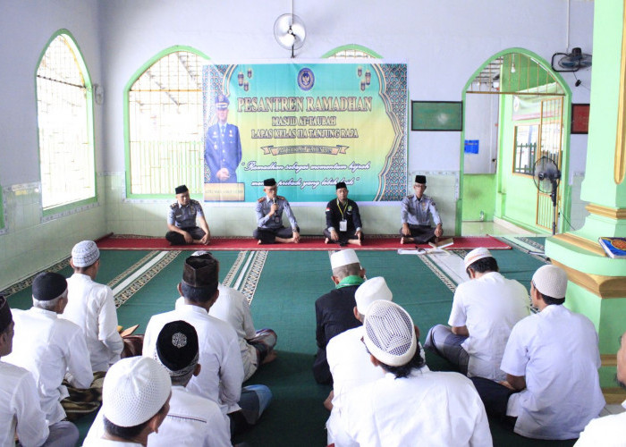 Lapas Tanjung Raja Ogan Ilir Gelar Pesantren Ramadan, Berikan Peluang Pencerahan Bagi Warga Binaan