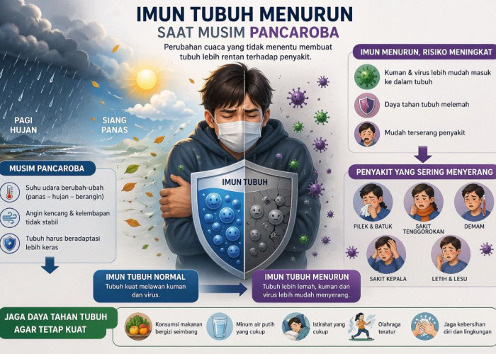 5 Rekomendasi Makanan dan Minuman Peningkat Imun di Musim Pancaroba, Bikin Tubuh Lebih Kuat
