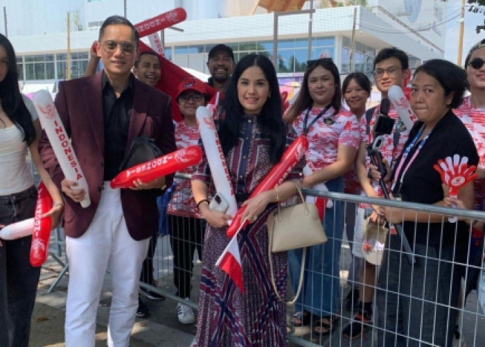 Support Atlet Indonesia, Menteri AHY Nonton Langsung Pertandingan Badminton di Olimpiade Paris 2024