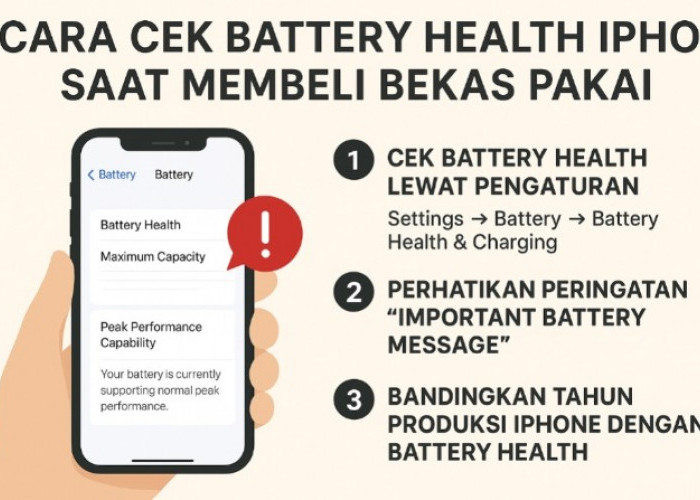 Beli iPhone Bekas Jangan Asal Murah! Begini Cara Cek Battery Health agar Tak Kena Tipu Penjual Nakal