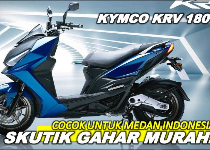 Kymco KRV 180i DDS 2024, Pesaing Serius Honda PCX 160 dan Yamaha Nmax 155
