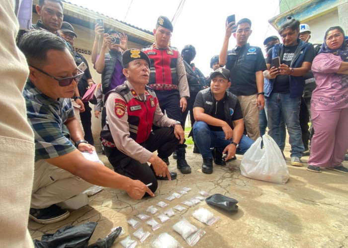 Polda Sumsel dan BNNP Berhasil Sita Puluhan Paket Sabu di Banyuasin, Amankan 20 Terduga Pelaku 