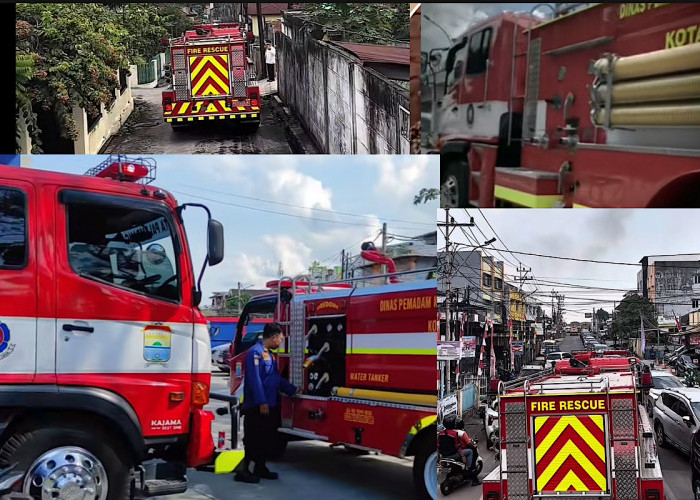 WADUH, Damkar Palembang Kena Prank Kebakaran di Belakang RS Khusus Mata 