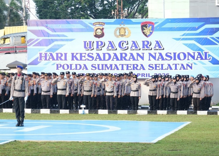 Hari Kesadaran Nasional, Polda Sumsel Perkuat Integritas dan Semangat Pengabdian