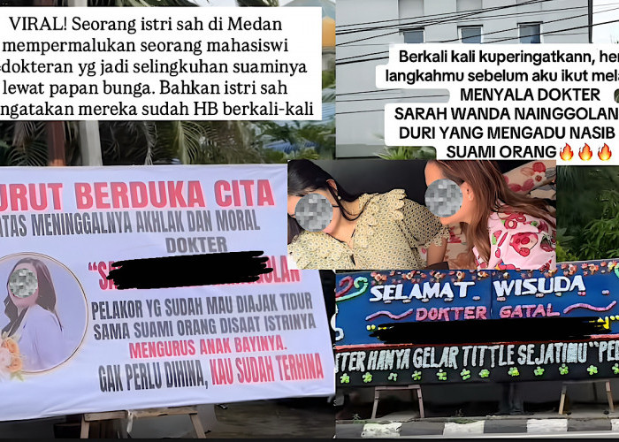 NGERI, Dokter Dikirimi Papan Bunga Dituding Pelakor, Netizen: Suami Tak Disenggol Masih Cintahkah?