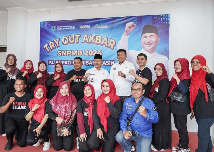 Fasilitasi Peserta Didik Hadapi SNPMB 2024, Pj Bupati Apriyadi Gelar TO Akbar