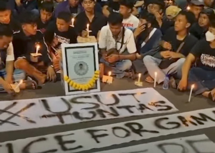 Aksi Tiup Lilin dan Doa Bersama Digelar untuk Siswa SMKN 4 Semarang yang Tewas Ditembak Oknum Polisi