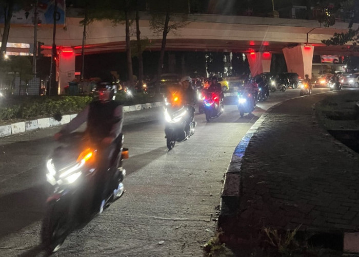 Astra Motor Sumsel Ajak Komunitas Honda Rasakan Sensasi Nocturnity Riding di Palembang