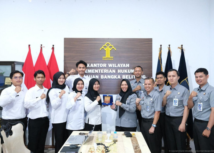 Program MagangHub Batch III Resmi Berakhir, Kanwil Kemenkum Babel Apresiasi Dedikasi Mahasiswa