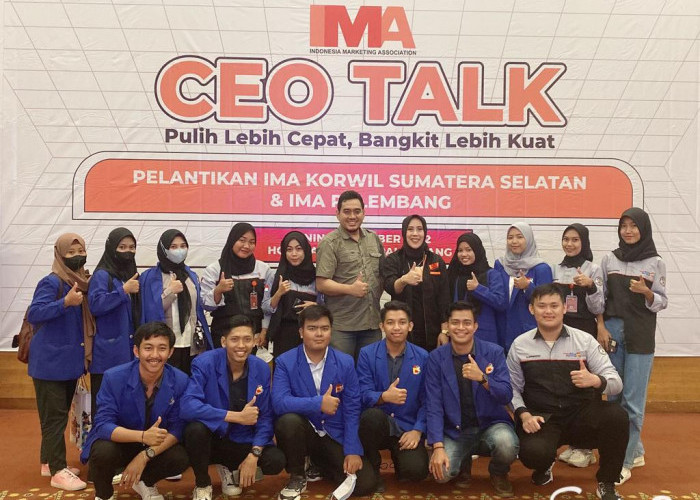 Mahasiswa UBD Palembang Ikuti CEO Talk Indonesia Marketing Association
