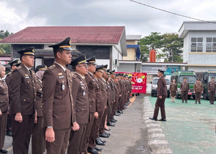 Kejari OKI Komitmen Jalankan Tugas Penegakkan Hukum di Peringatan HUT Kejaksaan ke-80