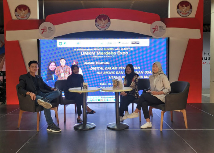 SUKSES! UBD Palembang Talkshow di UMKM Merdeka Expo 2023, Kembangkan Inovasi Kuliner Pukan Deefa