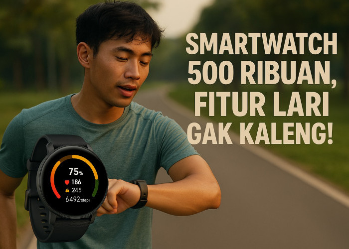 Smartwatch 500 Ribuan, Fitur Lari Gak Kaleng-kaleng!