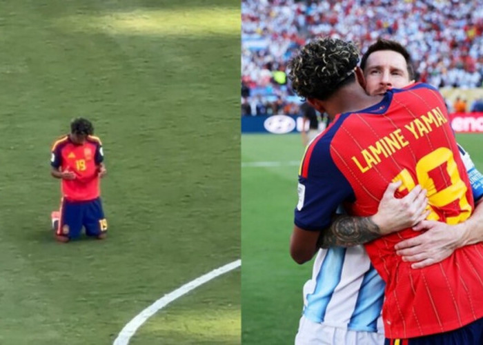Momen Haru Yamal Berdoa usai Final Piala Dunia 2026, Langsung Menghampiri Messi