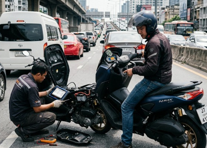 Penyebab Motor Matik Mendadak Mati Saat Macet dan Cara Mengatasinya, Jangan Langsung Panik Sebelum Mengetahui 