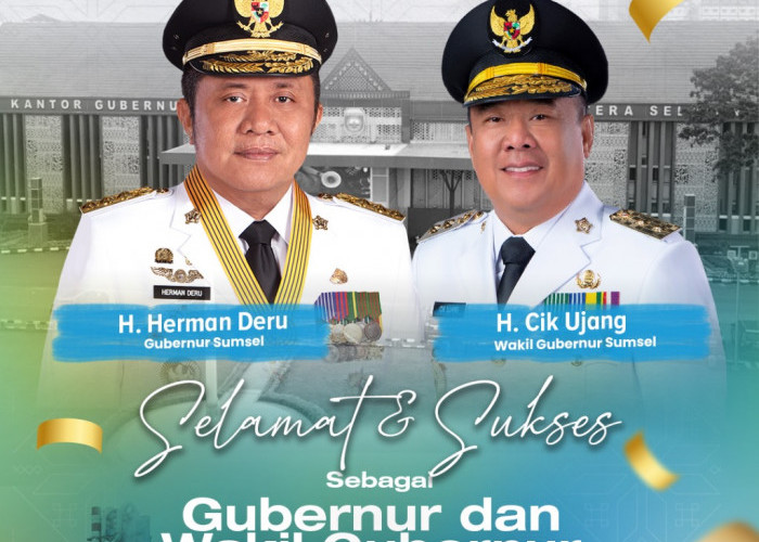 PT Semen Baturaja Mengucapkan Selamat atas Pelantikan Herman Deru dan Cik Ujang