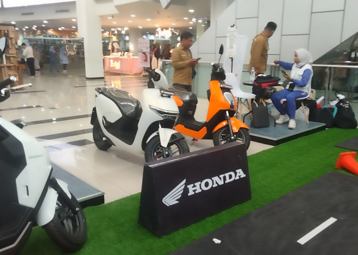 Motor Listrik Mengaspal di Palembang, Honda Luncurkan Tipe ICON e dan CUV e Miliki Fitur Canggih Bisa Mundur 