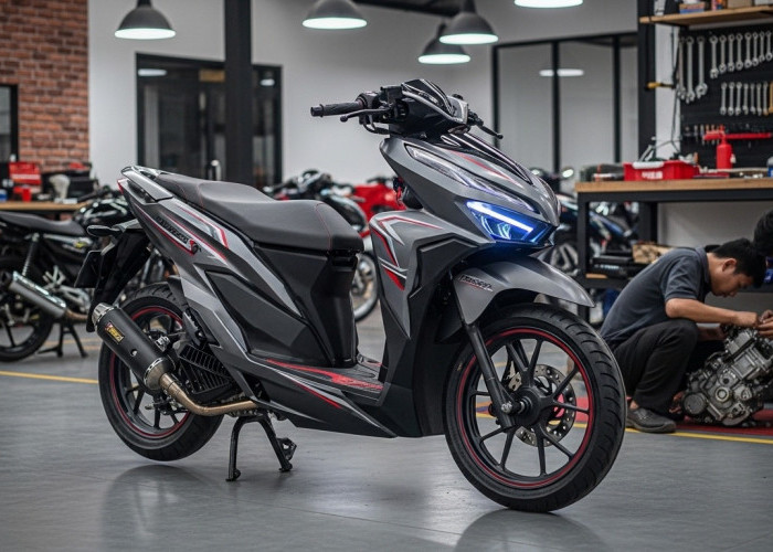 Modifikasi Honda Vario 160 Terbaru 2026! Inspirasi Skutik Sporty yang Lagi Tren di Hari Libur