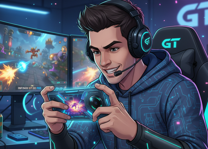Infinix GT 30 Pro: HP Gaming Murah 3 Jutaan sudah Berdesain Futuristik dengan Ekosistem AI Gaming 