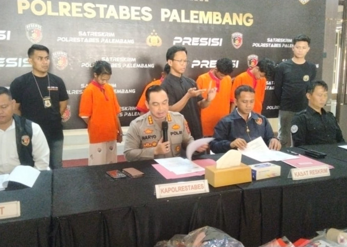 Berawal Kencan Michat Namun Bayar Tak Sesuai Kesepakatan Awal, Komplotan di Palembang Ini Rampas Motor 