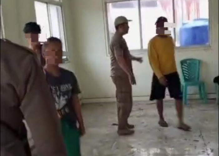 Huni Ruko Kosong di Simpang Charitas, Satpol-PP Palembang Amankan Anjal dan Pengemis, Ada Wanita 