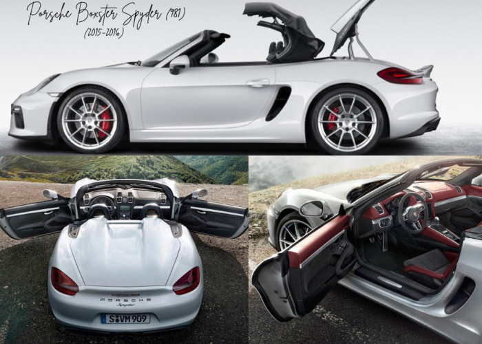 Mobil Sport Porsche Boxster Spyder (2015-2016) Harga Bekas Masih Diangka 1 Miliaran