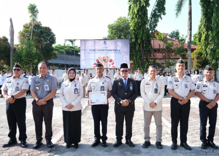 Kemenkum Babel Pimpin Upacara Hari Lahir Pancasila 2026, Tegaskan Komitmen Persatuan Bangsa